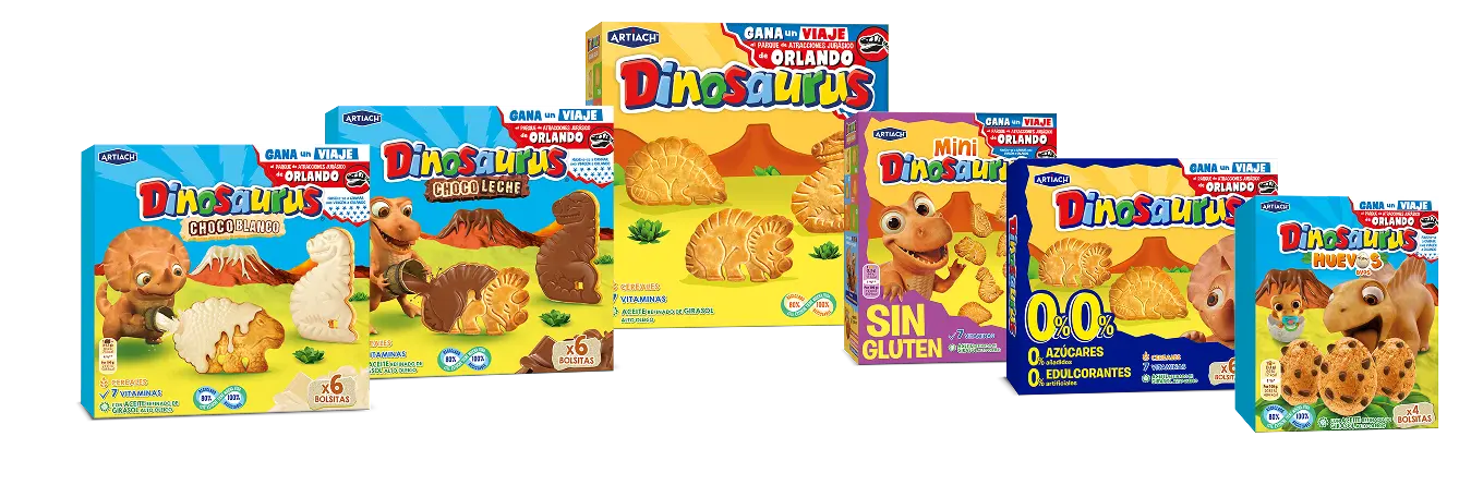 Pack de productos Dinosaurus